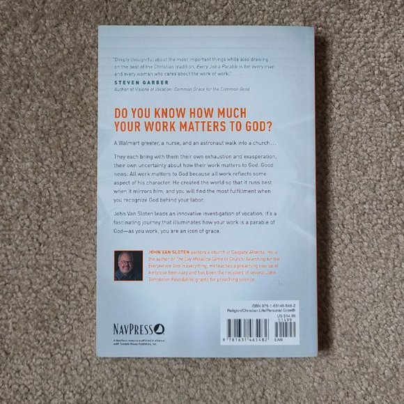 4/$20 Every Job a Parable by John Van Sloten - Paperback - Picture 5 of 5